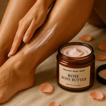 Body Butter.Rose. 8oz - Just Simcoe