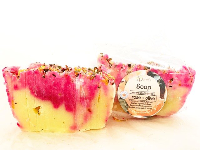 Rose artesian soap bar - Just Simcoe