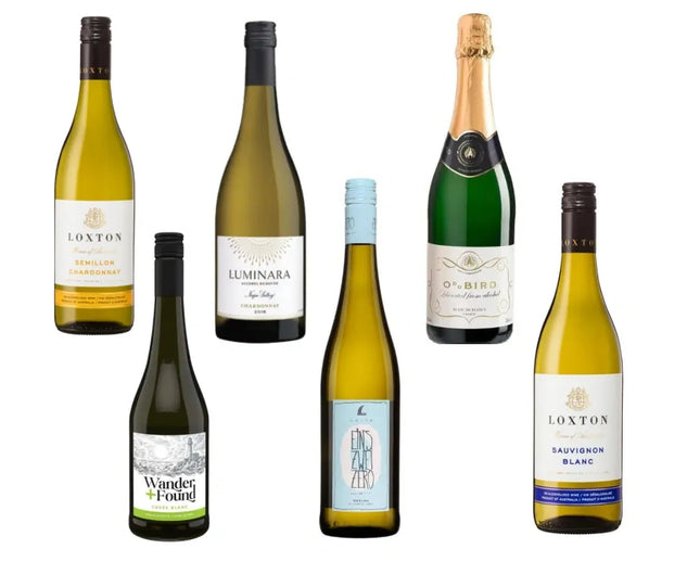 Sober Sampler: 6 Assorted Non-Alc White Wines