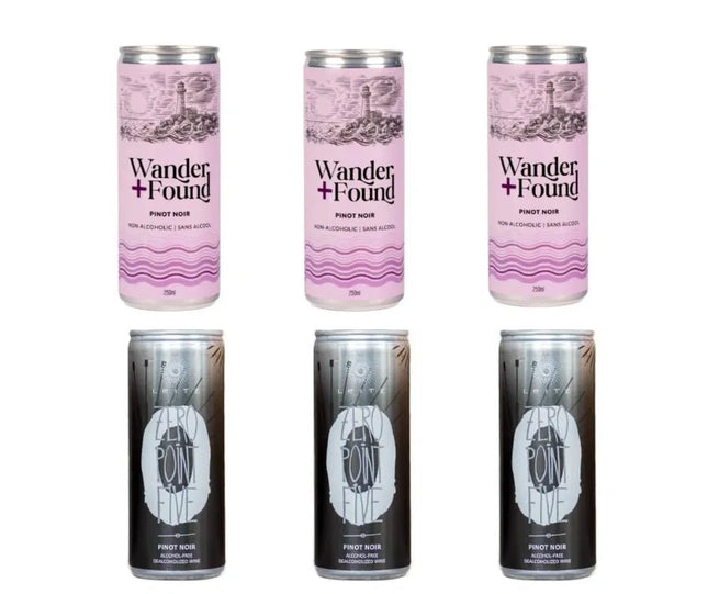 Sober Sampler: 6 Pack Non - Alcoholic Pinot Noir Cans - Just Simcoe