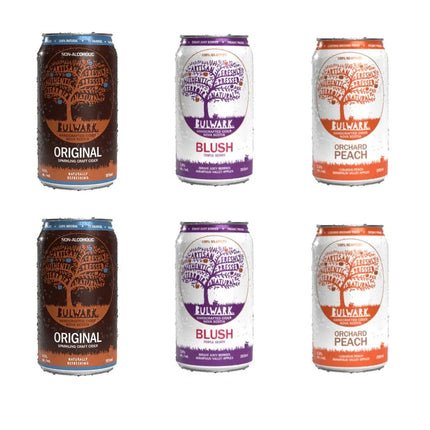 Bulwark Sober Sampler: Mixed Variety Pack Non - Alcoholic Cider - Just Simcoe