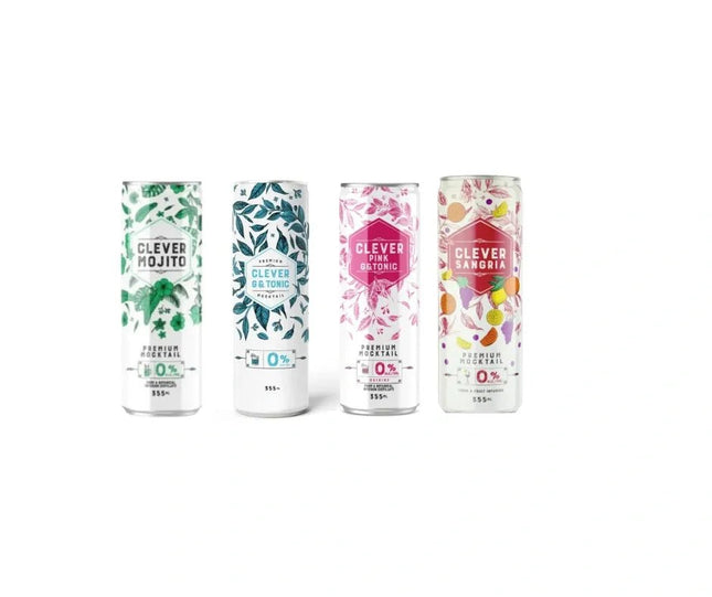 Sober Sampler: Clever Mocktails Assorted 4 - Pack - Just Simcoe