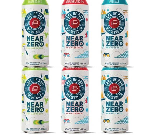 Lake of Bays Sober Sampler: 6 Pack Assorted Beer Cans - Just Simcoe