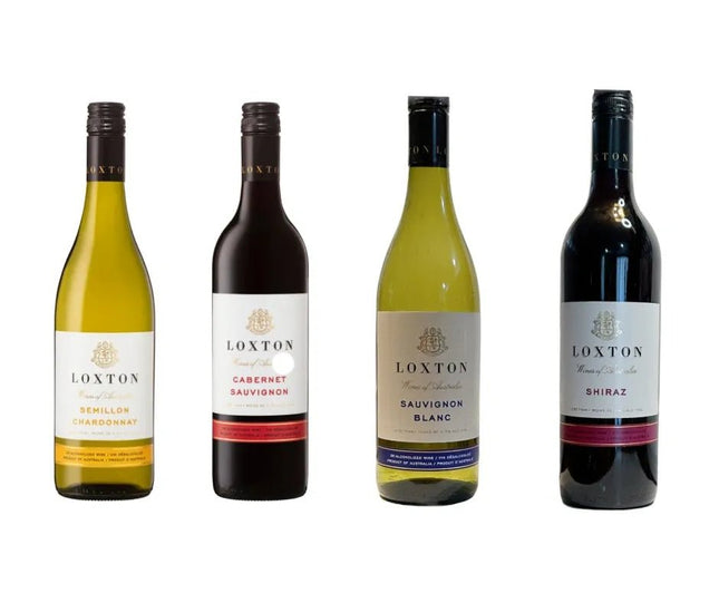 Sober Sampler: Loxton Mixed 4 Pack Assorted Non - Alcoholic Wines - Just Simcoe
