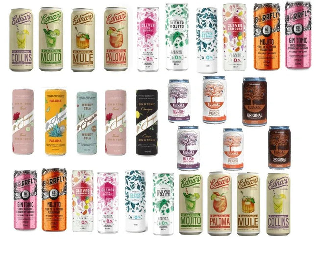 Sober Sampler: One - A - Day Monthly Mix Non - Alcoholic Cocktail Pack - Just Simcoe