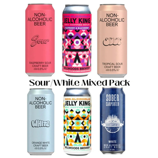 Non - Alcoholic Sour & Citrus Mixed 6 Beer Pack - Just Simcoe
