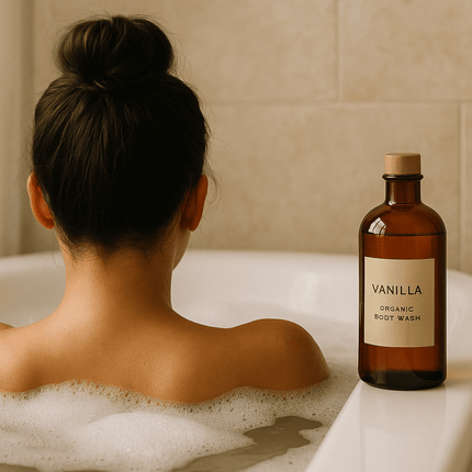 Tahitian Vanilla Body Wash. 8oz - Just Simcoe