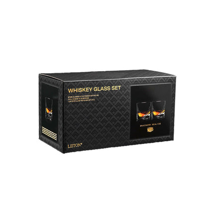 Chrystal Whiskey Glass Sets of 2 - Just Simcoe
