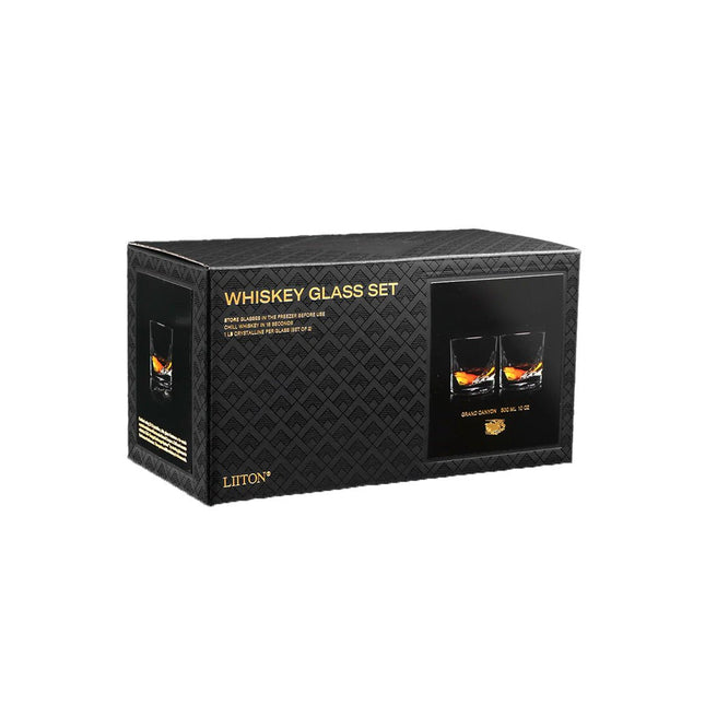 Chrystal Whiskey Glass Sets of 2 - Just Simcoe