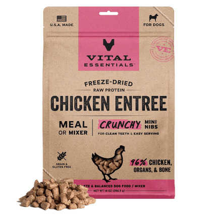 VE DOG FD CHICKEN MINI NIBS 14OZ - Just Simcoe