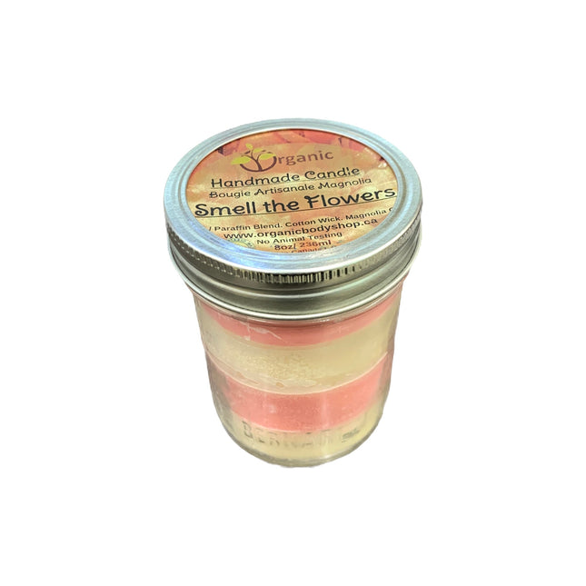 Smell the flowers jar candle 246ml - Just Simcoe