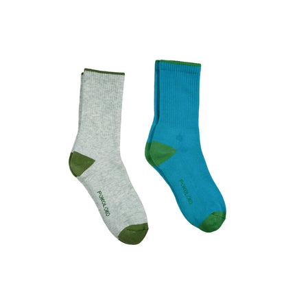 Pima Cotton Socks Heel Toe 2-Pack