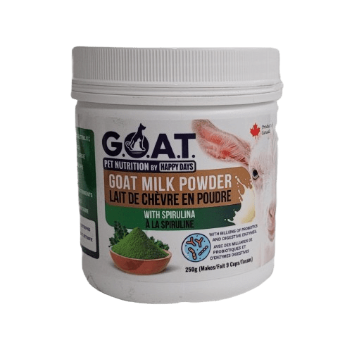 HAPPY DAYS GOAT MILK PWD SPIRULINA 250G - Just Simcoe