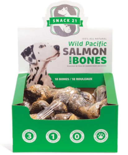 SNACK 21 SALMON SKIN BONES DOG - Just Simcoe