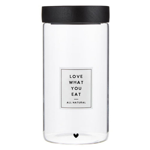 "Love What You Eat" Canister