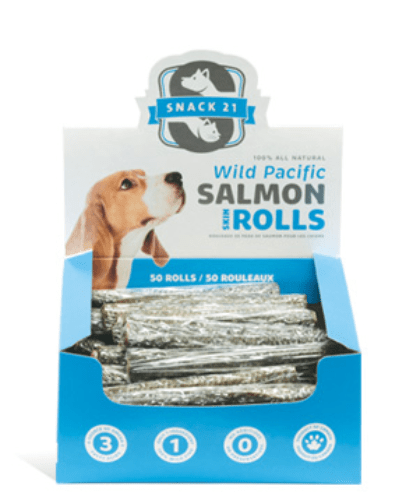 SNACK 21 SALMON SKIN ROLL DOG 50CS - Just Simcoe