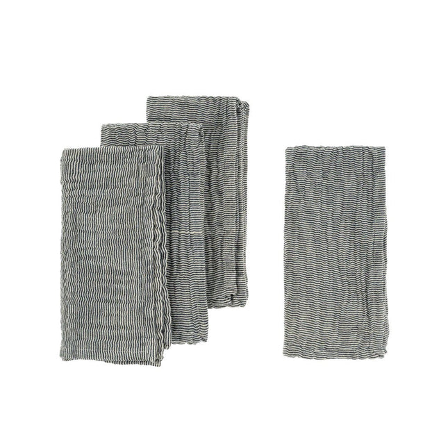 Striped Double Cloth Napkins Set of 4 - Just Simcoe