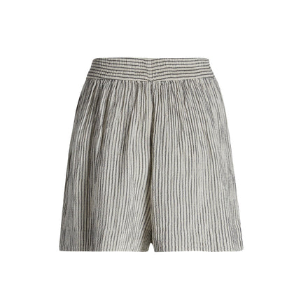 Striped Crinkle Shorts