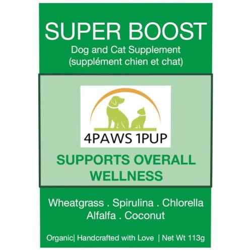 4PAWS1PUP SUPER BOOST 100G - Just Simcoe