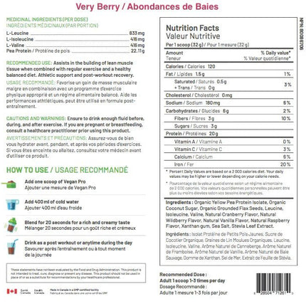 Raw Nutrition Vegan Pro - Just Simcoe