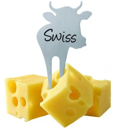 3 Piece Animal Cheese Pick Set With Marker