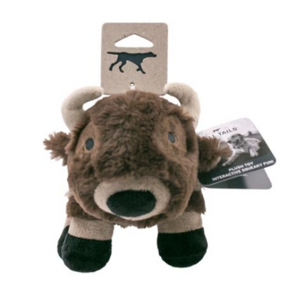 TTAILS PLUSH BUFFALO W/SQUEAKER 9"