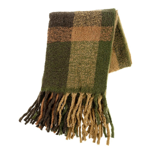 Chunky Checked Throw Blanket - Just Simcoe