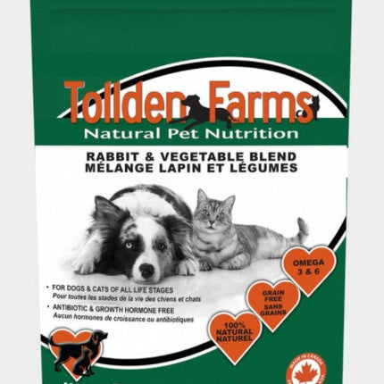 TF RABBIT/VEG 3LB (1/4LB PATTIES)