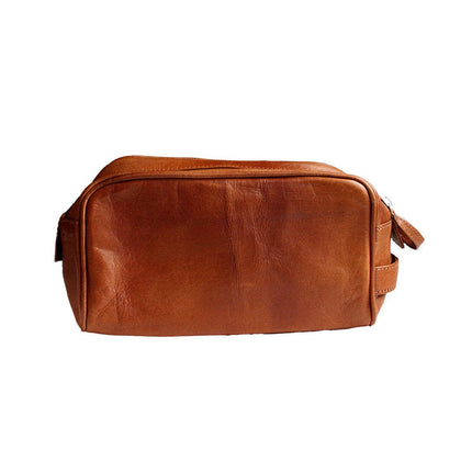 Leather Shaving/Travel Bag - Just Simcoe