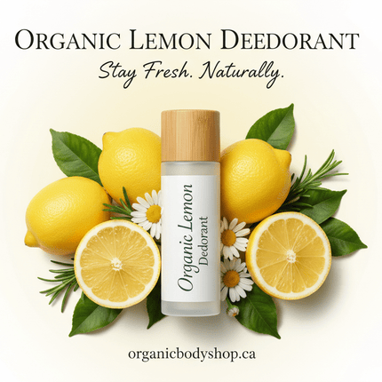 Deodorant Organic Lemon - JustSimcoe.ca