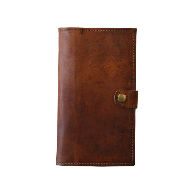 Leather Snap Closure Wallet - Just Simcoe