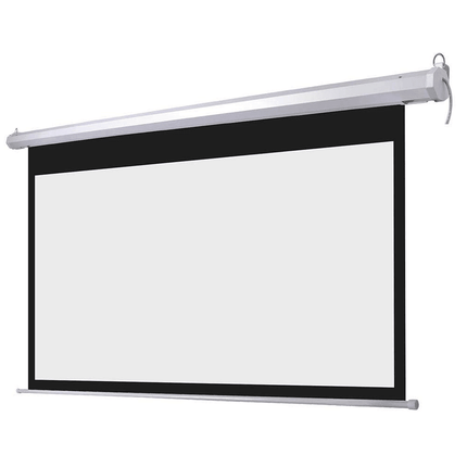 100" Electric Projector Screen with Fiber Material - Quiet, Easy Install - TEXONIC AV Inc