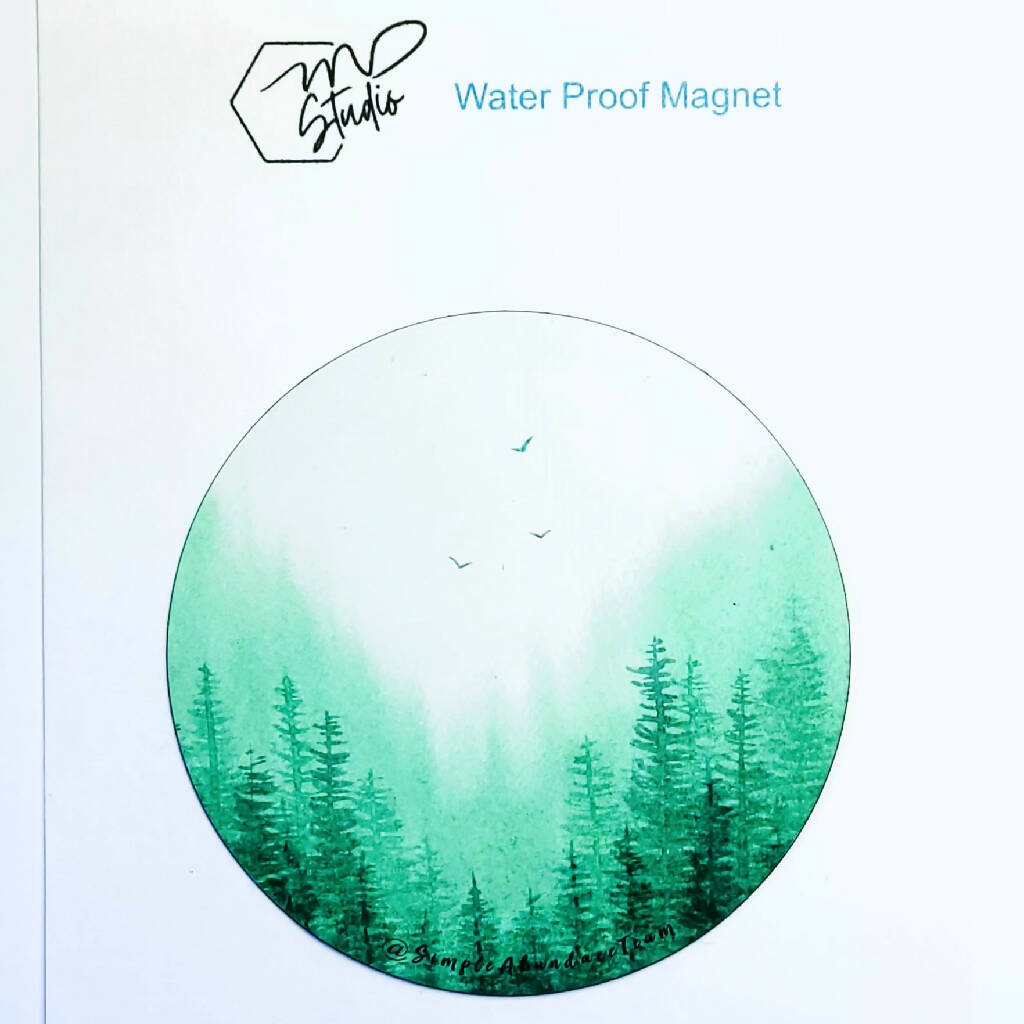 "Misty Pines" Magnet Water Proof
