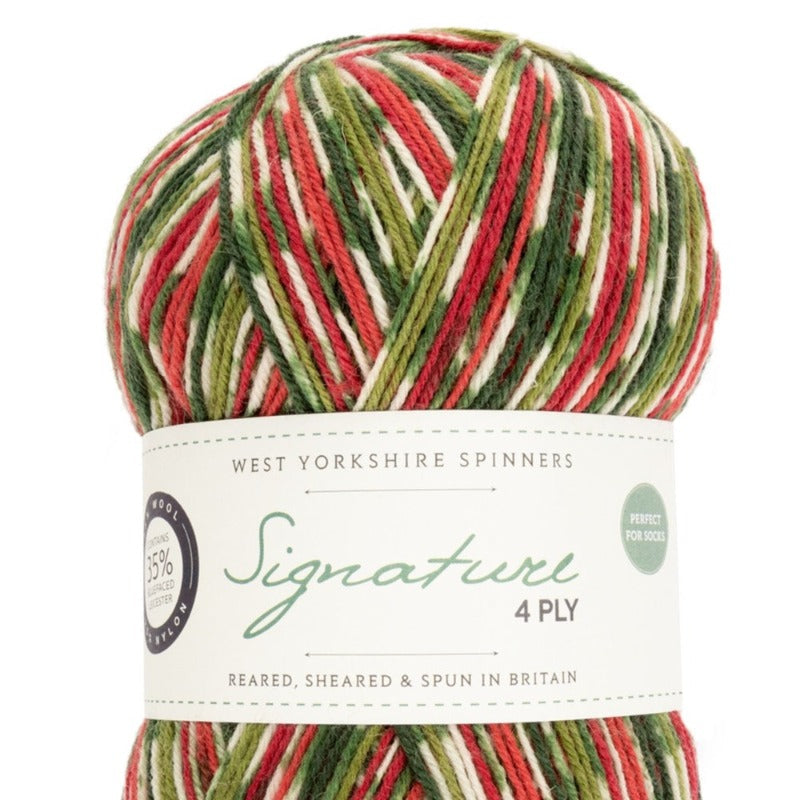 West Yorkshire Spinners Signature 4 Ply - 886 Holly Berry