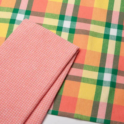 Second Spin Plaid Meadow Dishtowel- Set of 2