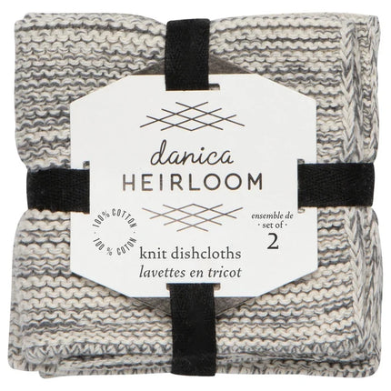 Shadow Knit Dishcloths Set of 2